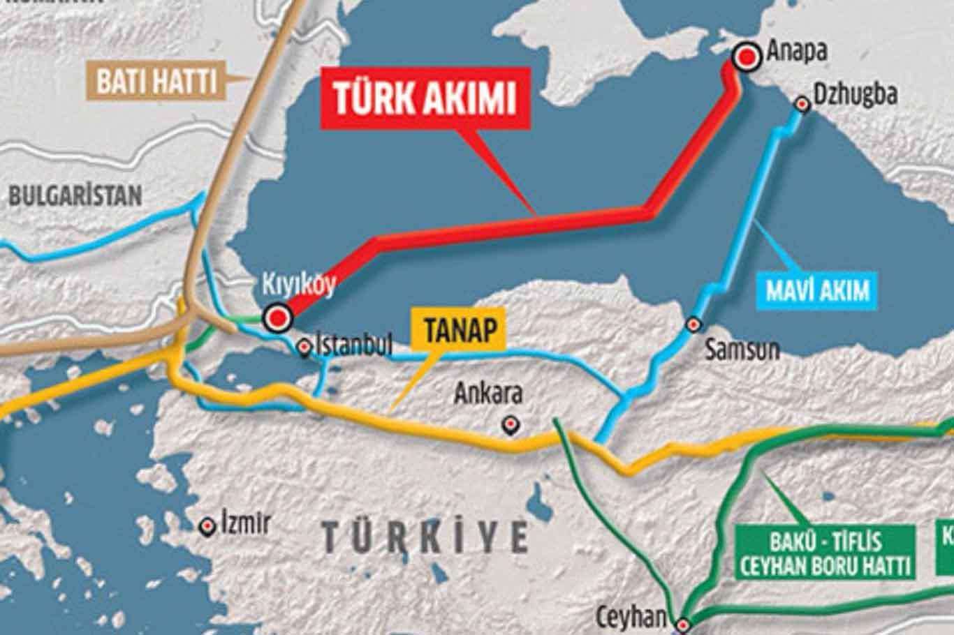 İtalyan petrol şirketi Eni, Türkiye'ye gaz taşıyan Mavi Akım boru hattından çekiliyor